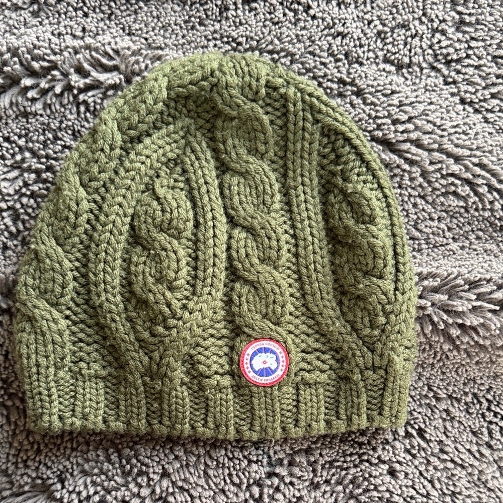 Canada Goose Knit Green Hat